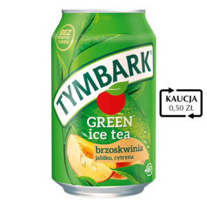 TYMBARK Green Ice Tea BRZOSKWINIA 330 ml - puszka
