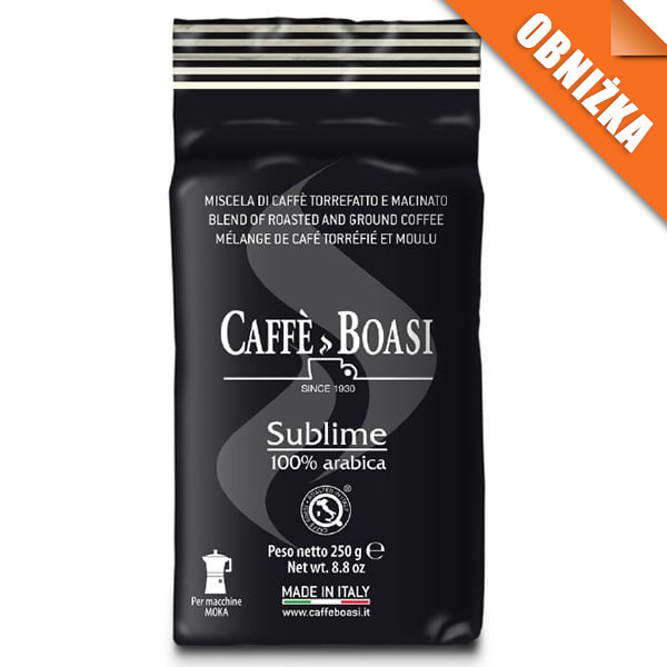Boasi Sublime - kawa mielona 100% arabica 250 g