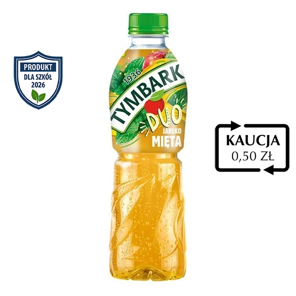 Tymbark ASEPTIC DUO jabłko-mięta 500 ml x 12 szt.