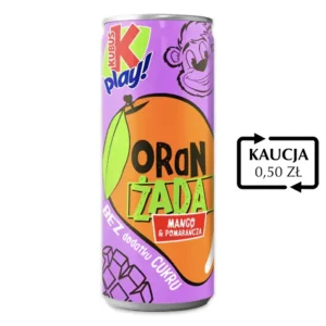 KUBUŚ PLAY oranżada POMARAŃCZA-MANGO 250 ml