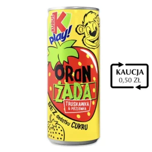 KUBUŚ PLAY oranżada TRUSKAWKA-POZIOMKA 250 ml