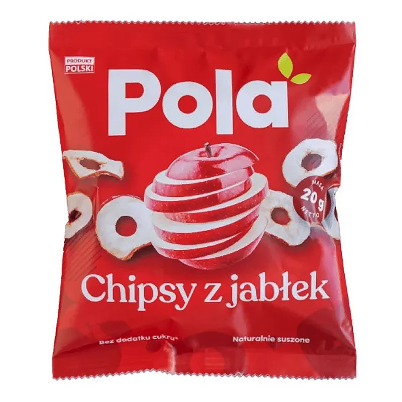 POLA - Chipsy z jabłek 20 g x 12 szt.