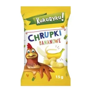 Chrupki kukurydziane bananowe Sante Kukuryku karton 40 sztuk