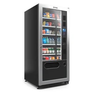 Nowoczesny automat FAS 750 Business do przekąsek i napojów widok boczny