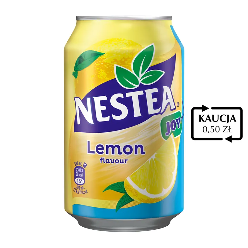 Puszka Nestea Cytryna do automatów vendingowych – opakowanie zbiorcze zgrzewka 12 sztuk
