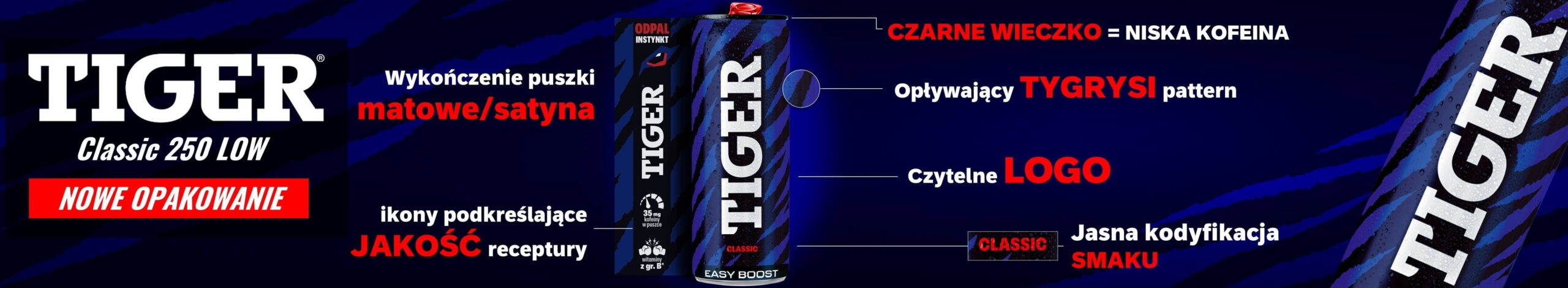 Tiger Classic Low250 Newcode - nowe opakowanie