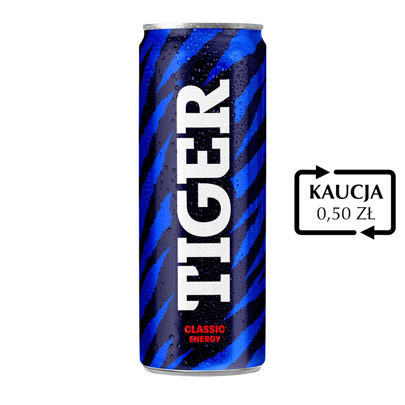 TIGER VENDING classic „low caffeine” 12x 250 ml