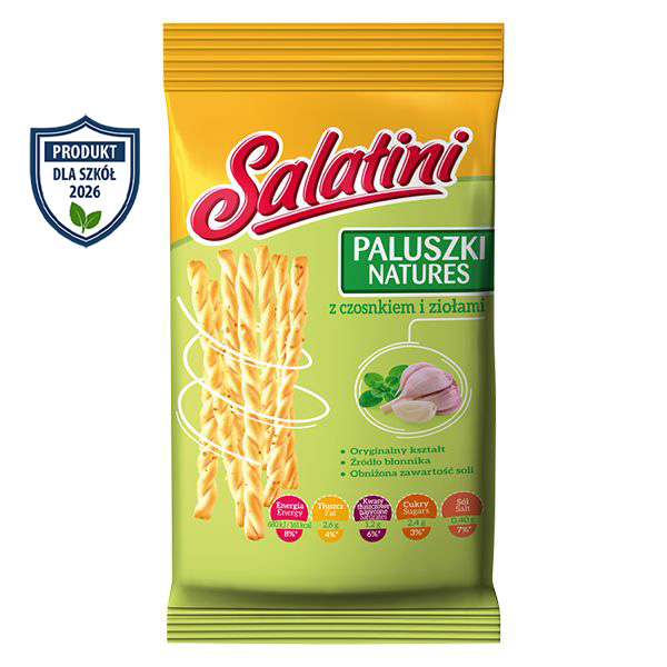 Salatini paluszki natures czosnek ziola