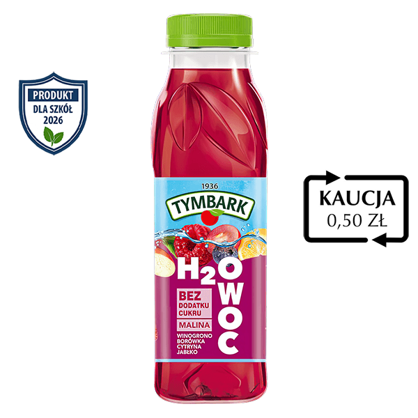 Tymbark H2Owoc malina