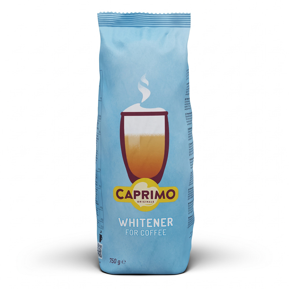 CAPRIMO Whitener 750 g - puszysty i łagodny zabielacz mleczny o doskonałej rozpuszczalności.